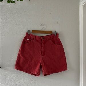 Lee’s Redish Pink Denim Shorts